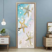 Stairs Art Door Sticker Bedroom Livingroom Bathroom, 2PCS Wall Decal Self - Adhesive Waterproof Removable Door Murals Wallpaper Home Decoration SP - F202 - Sp-f24125 + 30,3"x78,7" - Xem 2