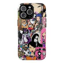 Colorful  Phone Case, Cool Lady And Tiger Graphic Cute Phone Case,  Aesthetic Phone Case For IPhone 17 16 15 14 13 12 11 Pro Max And For Samsung Galaxy Series Plastic Protection,Perfect Gift For Her - 混合色6 - 查看 5