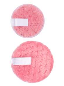 2片装可重复使用柔软卸妆棉，可机洗，适用于洗脸、卸妆，适合所有肤质 - 彩色 - 查看 13