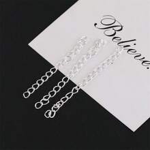 50Pcs 5/7cm Tail Extender Chain Extended Extension Chains Connector For Jewelry Making Findings - Extension Chains - View 10