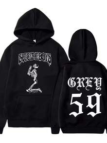 2025 Autumn_Winter New Suicideboyss G59 Hoodie Suicideboy Muisc Hoodie Casual Fashion Hoodie Daily Street Warm Hoodie - Black - View 1