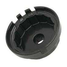 Oil Filter Wrench Oil Filter Tool Oil Filter Cap Wrench Removal Tool 64mm 14 Inner Diameter Flute Cartridge Type Socket Removal Tool - Black - View 2