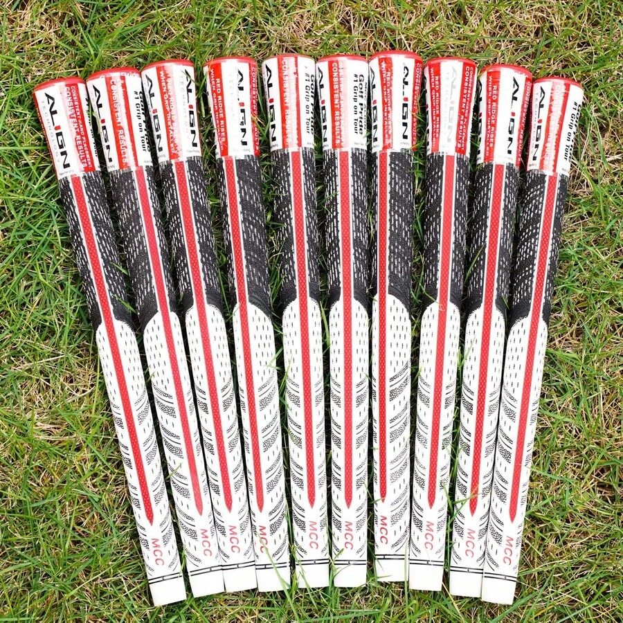 10pcs Multi Compound Golf Club Grips Standard Midsize High-Quality Rubber Grip Non-Slip Grip For Driver Wood And Irons - Multicolor - View 1