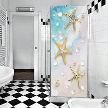Stairs Art Door Sticker Bedroom Livingroom Bathroom, 2PCS Wall Decal Self - Adhesive Waterproof Removable Door Murals Wallpaper Home Decoration SP - F202 - Sp-f24125 + 30,3"x78,7" - Xem 4