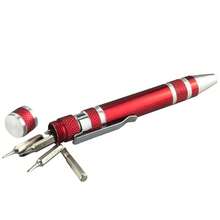 Multifunction 8 In 1 Pocket Precision Mini Screwdriver Pen Repair Hand Tools Kit - Multicolor - View 6