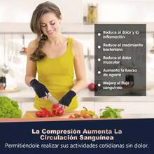 Guantes de Compresión para Artritis, Guantes sin dedos para Alivia el Dolor y la Rigidez de Artritis del Túnel Carpiano y de Mano, Guantes de Compresión de Cobre para Artritis Reumatoide - Chica - Ver 2
