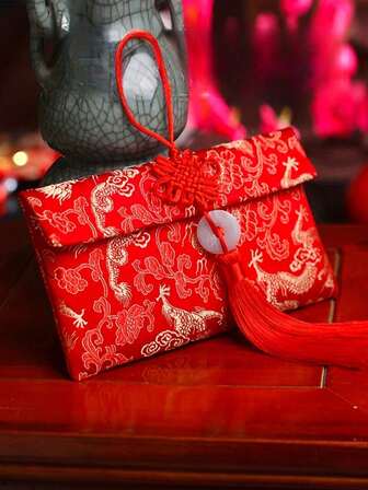 礼品信封，圣诞节现金/红包，烫金设计派对/节日/新年/家庭/朋友红包，红包，适合中国新年装饰、赠送红包和独特收藏品，红色节日红包，可装现金、礼物、小礼物 - 派对和家居装饰 - 兼容大多数标准邮筒，节日信封设计，精美节日图案，高品质印刷