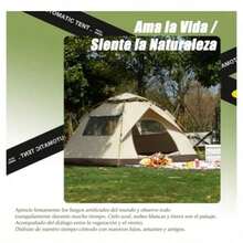 Tienda de Campaña para 4 Personas | Dimensiones Generosas 220x200 cm - Dorado - Ver 5