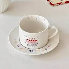 Ceramic Cup Coffee Cup Water Cup Mug Tea Cup CupWith Strainer Designer Look Niche Style - Cups, Saucers, Cakes - View 6