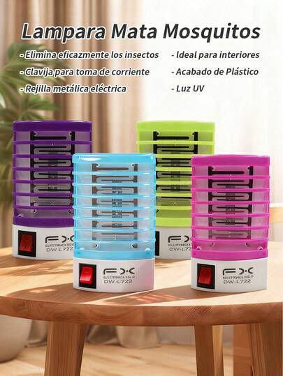Lampara Mata Mosquitos Repelente Eléctrico Elimina Mosquito Insectos Moscas, Lampara Para Matar Mosquitos E Insectos,Raqueta mata mosquitos con luz UV, lámpara portátil mata insectos para el hogar, exterior, coche, camping, viajes, hotel - Repelente de plagas.