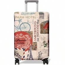 TYUI Travel Luggage Cover Suitcase Protector Fits 18-32 Inch Wheel Covers PatternedTravel Related Items Flower Luggage Protector Elastic L - A5 - 查看 1