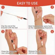 1 Pieces Bracelet Tool Buddy Jewelry Helper - Fastening And Hooking Equipment For Necklace, Watch Band & Jewelry Clasps, Zippers And Closures - Multicolor - View 6