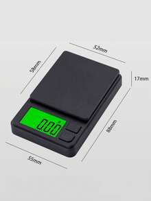 1pc Electronic Pocket Scale, 1000g Capacity/0.01g Precision, ABS Material, Can Weigh Jewelry, Coins, Powder, Multi-Unit Switchable, Battery Powered (Battery Not Included)