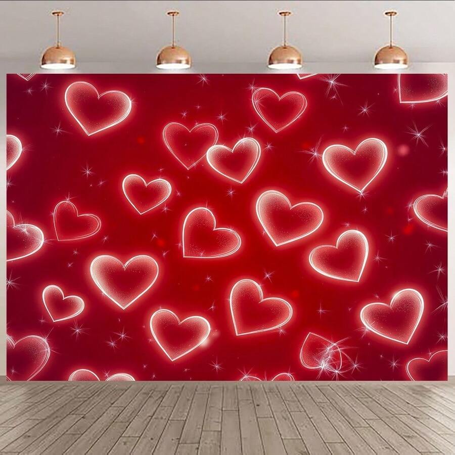 1pc Multipurpose Photo Booth, Suitable For Weddings, Anniversaries, Birthdays, Valentine's Day - Party & Room Decor - No Power Required - Universal Holiday Use - Various Sizes - Multicolor - View 1