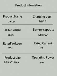 Portable Electric Fruit Juicer Cup, Mini Multi-Function Juice Extractor With Straw, Wireless Convenient Juice Maker
