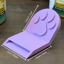1 pieza Abrelatas para mascotas con mango ergonómico antideslizante, adecuado para latas de comida de gato/perro, herramienta de cocina de plástico duradero, diseño fácil de limpiar - Multicolor - Ver 4
