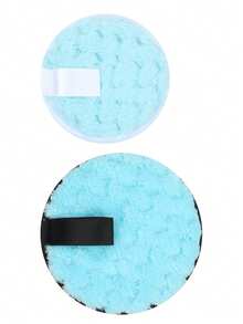 2片装可重复使用柔软卸妆棉，可机洗，适用于洗脸、卸妆，适合所有肤质 - 彩色 - 查看 24