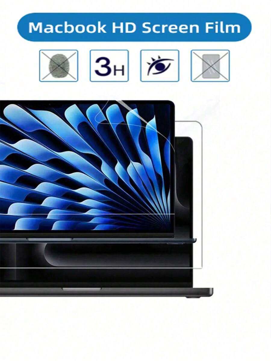 2pcs High Definition, High Transparency, PET Screen Protector, Full Screen Coverage, Strong Anti-Fingerprint, Sensitive Touch, Protective Film, Screen Protector, Compatible With Laptops/Electronics/Office Supplies/Computer Accessories/Computer Screens - Clear - View 1