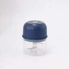 Pequeña picadora-trituradora eléctrica multifuncional de ajo - Tiene también la propiedad de procesador de alimentos pequeño y portátil; puede triturar verduras y ajo. Como procesador de alimentos manual, se puede usar para cortar ajo, cebolla y chile. Su función principal es triturar y picar ajo; gracias a su diseño eléctrico, mejora la eficiencia del procesamiento, y su tamaño compacto facilita su almacenamiento y transporte. - Azul Marino - Ver 7