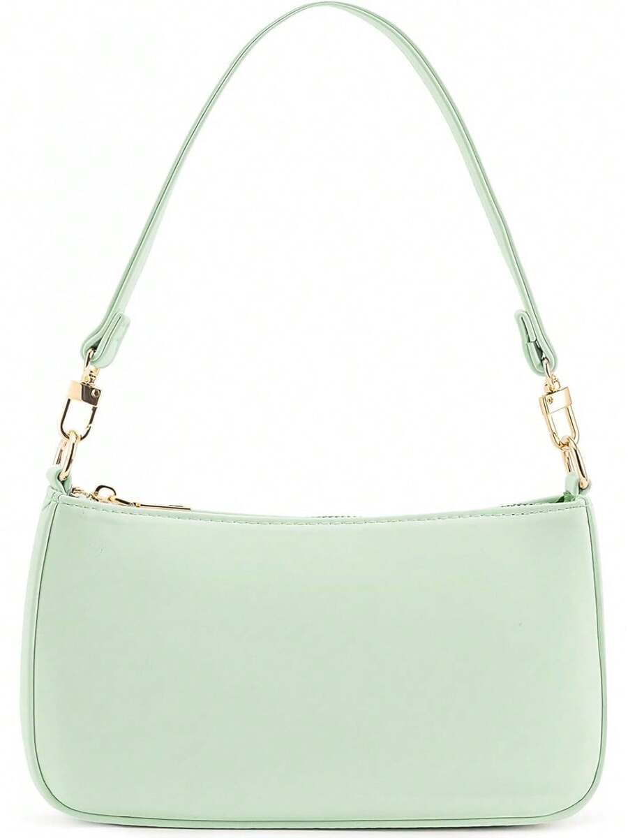 Women's Shoulder Bag - Light Green - View 1