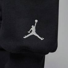 Jordan Jersey de cuello redondo de felpa Brooklyn Navidad para hombre IM6318-010 - Negro - Ver 3