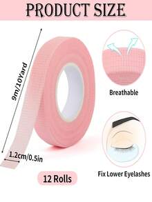 12 piezas/9 piezas/6 piezas/3 piezas/1 pieza Cinta de aislamiento de pestañas no tejida, fácil de llevar y usar, para cinta de sombra de ojos, herramientas auxiliares de sombra de ojos y delineador de ojos, pegatinas de acabado de maquillaje de ojos, cinta adhesiva para el cuidado de los ojos, pestañas profesionales cintas, cintas adhesivas de tela para extensiones de pestañas, herramientas auxiliares para extensiones de pestañas, regalos para mujeres, artículos esenciales de maquillaje, regalos de vuelta a la escuela, artículos de primera necesidad diaria, regalos navideños, artículos esenciales de viaje, baratos, rellenos de calcetines, maquillaje, herramientas de maquillaje, cosas baratas, regalos, regalos para mujeres, regalos de Navidad