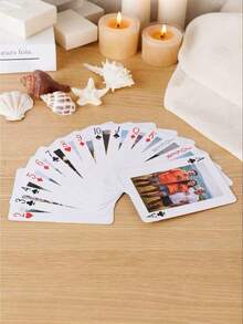 54pcs/Set Customized Photo Playing Cards, Can Customize 6 Photos, Personalized Poker Deck, Customized Game Cards, Anniversary Gift, Valentine's Day Gift, Wedding Memento, Mother's Day Gift, Birthday Gift