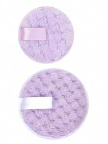 2片装可重复使用柔软卸妆棉，可机洗，适用于洗脸、卸妆，适合所有肤质 - 彩色 - 查看 12