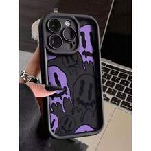 New High-End Groove Texture Thickened Anti-Drop Painted Phone Case Protective Cover Compatible With  16 Pro Max,  16,  16 Pro,  15 Pro Max,  13,  14,  12,  XS, XR, 7/8, 7/8 Plus, Galaxy S22 Ultra, S23, A33, A53, S20 FE, Redmi 11, 12 Pro, 12, 12X, Note 11, 9A, 9C, Poco X3 NFC, Redmi 10, 9, Note 9, 12C, Note 11 Pro, Redmi 10C, Note 8 Pro - 黑色 - 查看 4