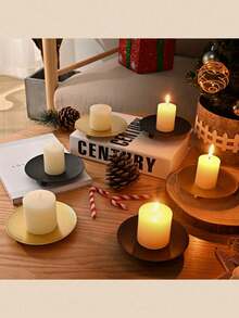 Stainless Steel Tea Stove, Tea Warmer, Desktop Insulation Stove, Heater Stove, Candle Tea Warmer, Outdoor Tea Maker, Thickened Material Is Sturdy , Uniform Heat Condfrienand Safe, Compact Design, Easy To Carry, Suitable For Making Tea, Warming Tea, Heating Coffee, Warming Food, Warming Milk, Simple And Beautiful, Round And Smooth Surface, Air Vent Design, Unlimited Usage Scenarios - Multicolor - View 11