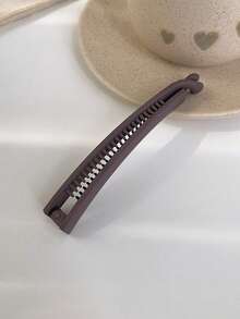 5/1 Pieza Nuevo Accesorio de Cabello de Alta Gama Clip de Banana, Clips Verticales, Clips para Cola de Caballo, Clips para Cola de Caballo Resistentes, Clips Verticales de Alta Gama con Pliegues, Accesorios de Cabello para la Parte Posterior de la Cabeza de Alta Gama, Accesorios de Cabello de Estilo Simple de unicolor, Adecuado para Uso Diario, Fiestas, Trabajo, Viajes, etc. Accesorios de Cabello, Para Mujeres, Otoño, Viajes, Herramientas de Cabello, Accesorios para Mujeres, Cosas de Cabello, Regalos, Viajes, Regalos para Mujeres, Cosas de Cabello, Rellenos de Calcetines