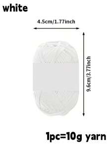 200g 4pcs/Set Bright Color Yarn Combo Kit For Beginners, Suitable For Crocheting Hats, Rugs, Tote Bags, Christmas DIY, Autumn/Winter