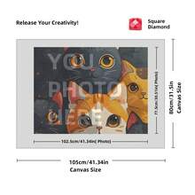 Anpassade diamantmålningsset för vuxna, med personliga namndiamantmålningar, specialdesignade diamantmålningar och exklusiva mönster. Anpassade 5D DIY-diamantmålningsset. - Multifärgad - Visa 112