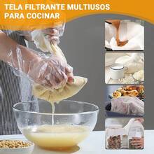8 Piezas Cheese Cloth, Tela de Queso, Cuajo para Queso, Nut Milk Bag, Manta de Cielo, Se Puede Utilizar Para Hacer Queso, Yogur, Filtrar Leche, Nueces, Avena, Empaquetar Especias, Jugo Vegetal - blanco - Ver 6