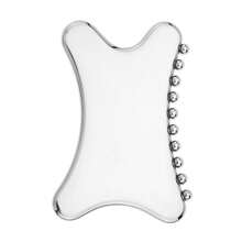 1 szt. Grube narzędzie do masażu Gua Sha ze stali nierdzewnej, wielofunkcyjne do masażu ciała, narzędzie do akupresury i relaksacji, bezzapachowe, odpowiednie do użytku domowego, może być podarowane jako prezent świąteczny dla rodziny, przyjaciół, kolegów z klasy, rodziców - Wielokolorowe - Zobacz 12