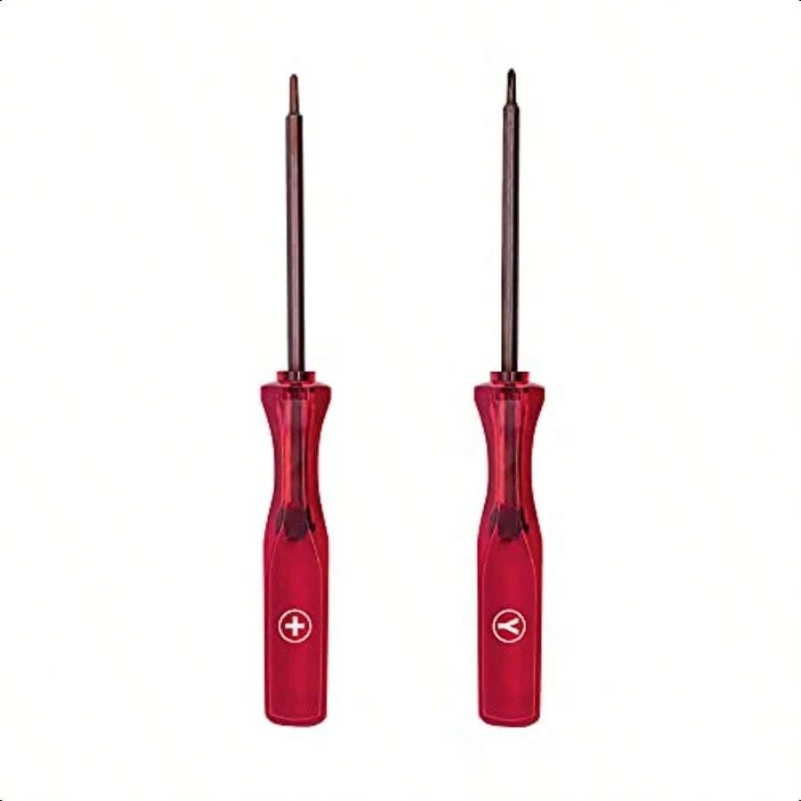 TriWing And Screwdriver Set For NSwitch Switch 2 Switch O GBA NDS DSL Dsi 3DS XL   Controller Set Of 2 - Red - View 1