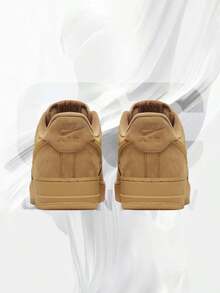 Nike Air Force 1 Low Flax Wheat– Men's Lifestyle Sneakers – Shoes For Man -Vintage-Spring & Summer-Inspired Running Shoes, Shock-Absorbing Comfort, Gym To Streetwear Casual Wear-Easter Gift–CJ9179 200 - Lanh/Kẹo cao su/Nâu nhạt/Đen/Lúa mì - Xem 4