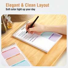 Forvencer To Do List Notepad (65 X98), To Do List Notebook For Work, Undated Daily Planner Organizer For Tasks Checklist &Amp; Goal Planning, To Do List Perfect For Office, School, Cute - ColorE - View 7