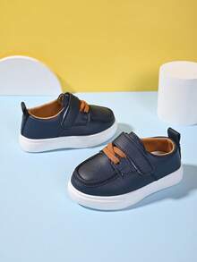 Toddler Soft Sole Shoes, New Spring/Autumn Infant Shoes, 1-3 Years Old Boys/Girls British Style Leather Shoes, Breathable - Royal Blue - View 6