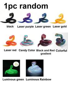 2/3 Stücke 30cm Schlangen Statue mit Locken - 3D gedrucktes Schlangen Spielzeug mit Schlangen Ei, mythisches Geschöpf Design, Dekoration für Zuhause, Stressabbau Spielzeug, geeignet für Weihnachten, ab 14 Jahren (zufällige Augenfarbe), Fidget Toy, 3D gedruckte Tiere - Schlange Viper, 3D Schlange, Mini 3D gedruckte Tiere, 3D gedruckte Schlangen, 3D gedruckte Schlange mit Ei