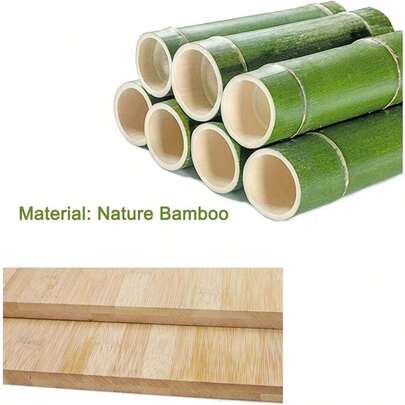 Bamboo Wine Rack, Natural Bamboo Storage Rack Display Wine Bottle Rack, Easy To Assemble Storage Room Wine Rack, S...