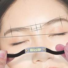 Permanent Makeup Eyebrow Line Marker Ruler For Eyebrow Mapping String Pre-Inked Microblading Tattoo PMU String Measuring Eyebrow - Multicolor - View 2