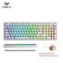 F99 PRO Custom Mechanical Gaming Keyboard Tri-Mode Wireless Hot-Swappable Gasket Mount Structure Pre-Lubed Linear Switches RGB Backlighting PC Peripheral - 彩色 - 查看 12