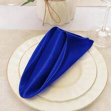 10/30 片装缎面餐巾布，尺寸 30*30 厘米/11.8*11.8 英寸，适用于晚宴、红毯活动、名人派对、周年庆典、时尚产业会议、订婚仪式、文化节、新年夜、摄影道具、咖啡约会等场合。 - 彩色 - 查看 6