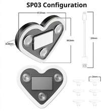 Solar-Powered Heart-Shaped LED Neon Love Atmosphere Light – IP65 Waterproof Valentine's Day Car Decor, Auto On/Off Romantic Ambient Light (Pink 2pcs) - 粉色 - 查看 7