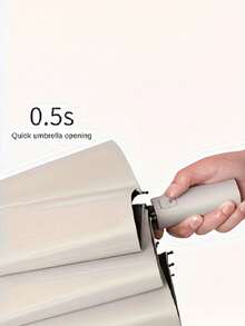 Ombrello automatico a 60 stecche, protezione da sole e pioggia, ombrello con protezione UV, adatto per scuola, ufficio, casa, viaggi e forniture per il ritorno a scuola, ombrello multiuso, protezione solare, protezione UV al 99%, adatto per uomo e donna, struttura durevole, protezione da sole e pioggia