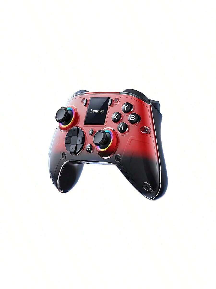 Lenovo X01 Multi-Platform Controller With One-Touch Switching Between Bluetooth, 2.4G, And Wired Mode. Programmable Back Buttons And Asymmetrical Dual Vibration Motors. Perfect For Nintendo, PC, And Mobile Devices. - Red - View 1