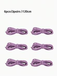 3双多色鞋带,20多种颜色DIY半圆形鞋带配件,男女通用,适合休闲通勤、训练鞋/户外运动鞋、篮球鞋/跑步鞋/徒步鞋等。 - 彩色 - 查看 21