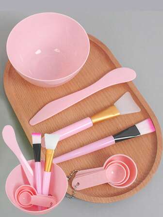 1set DIY Face Mask Mixing Tools - Facial Brush Applicator Spatula Mask Bowl Spoons - Professional Beauty Tools For Mixing And Applying Masks And Skin Care Products - Beauty Tool Kit Gift For Girls Wome