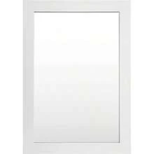 NewLive Deco Espejo de Pared Rectangular 36.3 x 51.3 cm Marco Blanco Diseño Moderno para Baño y Oficina. - blanco - Ver 2